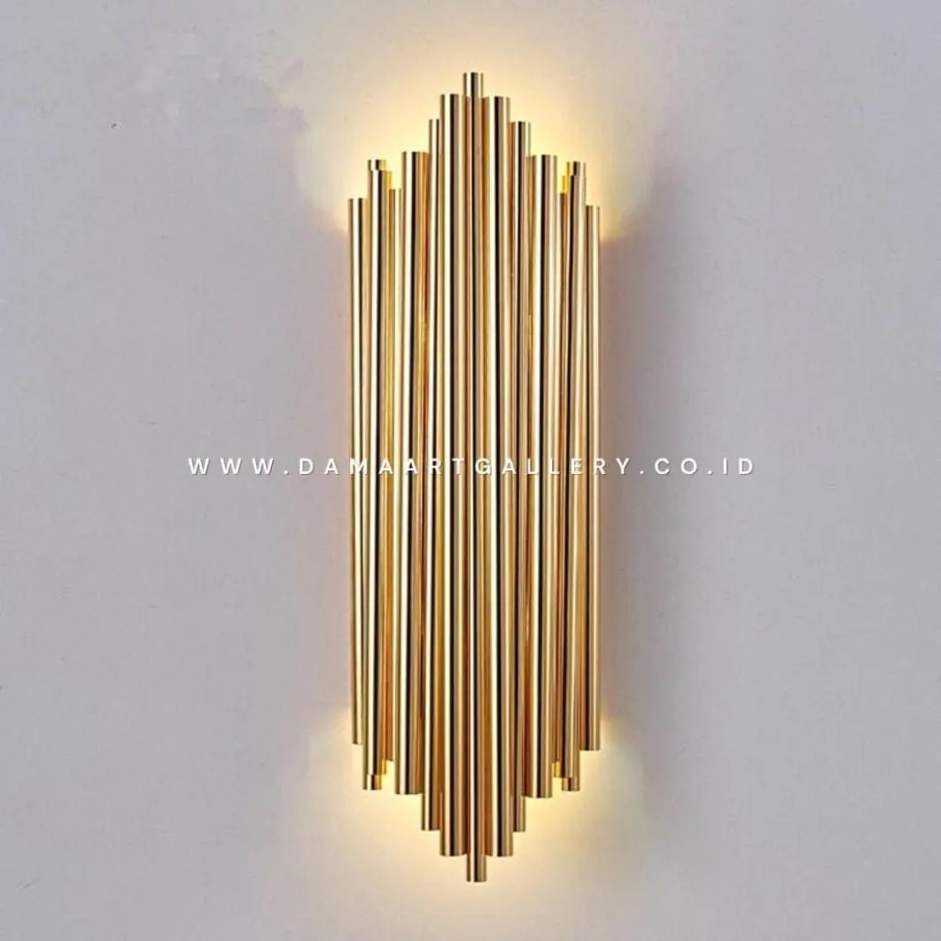 Lampu Dinding Minimalis Kuningan